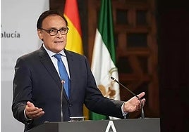 El consejero de Universidades, Investigación e Innovación, José Carlos Gómez Villamandos.