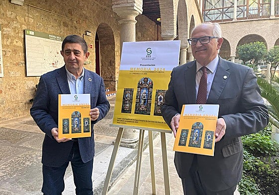 Paco Reyes y Manuel Parras presentan la Memoria Socioeconómica.