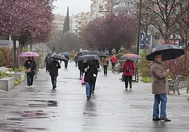 Lluvia y frío en Granada.