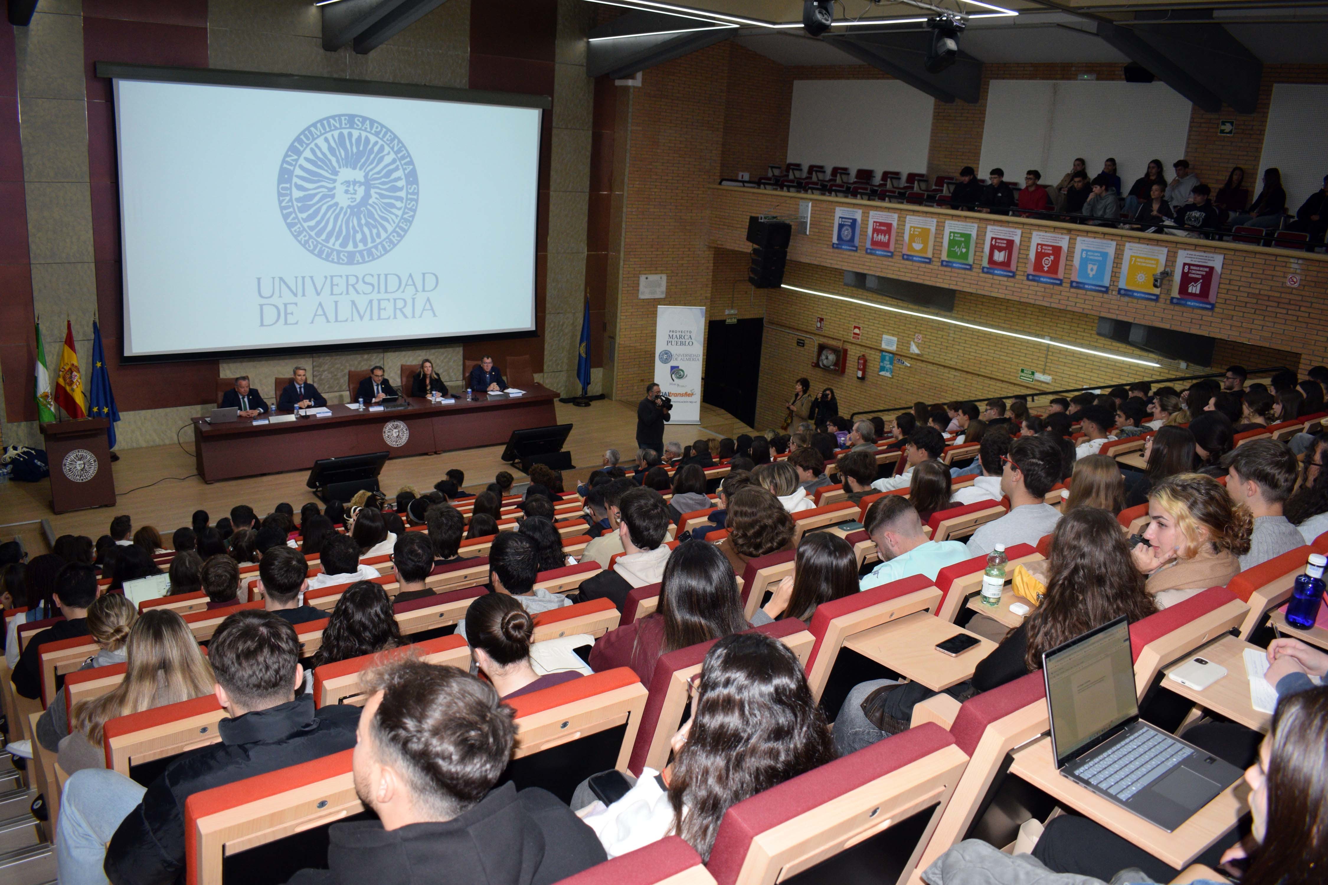 Momento de la celebración de las IVJornadas 'Marca Pueblo' en la Universidad de Almería.