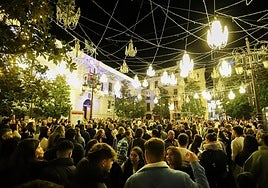 Encendido de Navidad del año pasado en Granada.