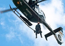 Imagen de archivo de un helicóptero de Guardia Civil.