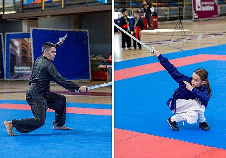 Una escuela de Granada de kungfú triunfa en el Campeonato de España