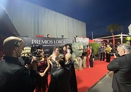 Fernando Tejero, María Luisa Gutiérrez y Antonio Panizza brillan en la alfombra roja de los Premios Lorca.