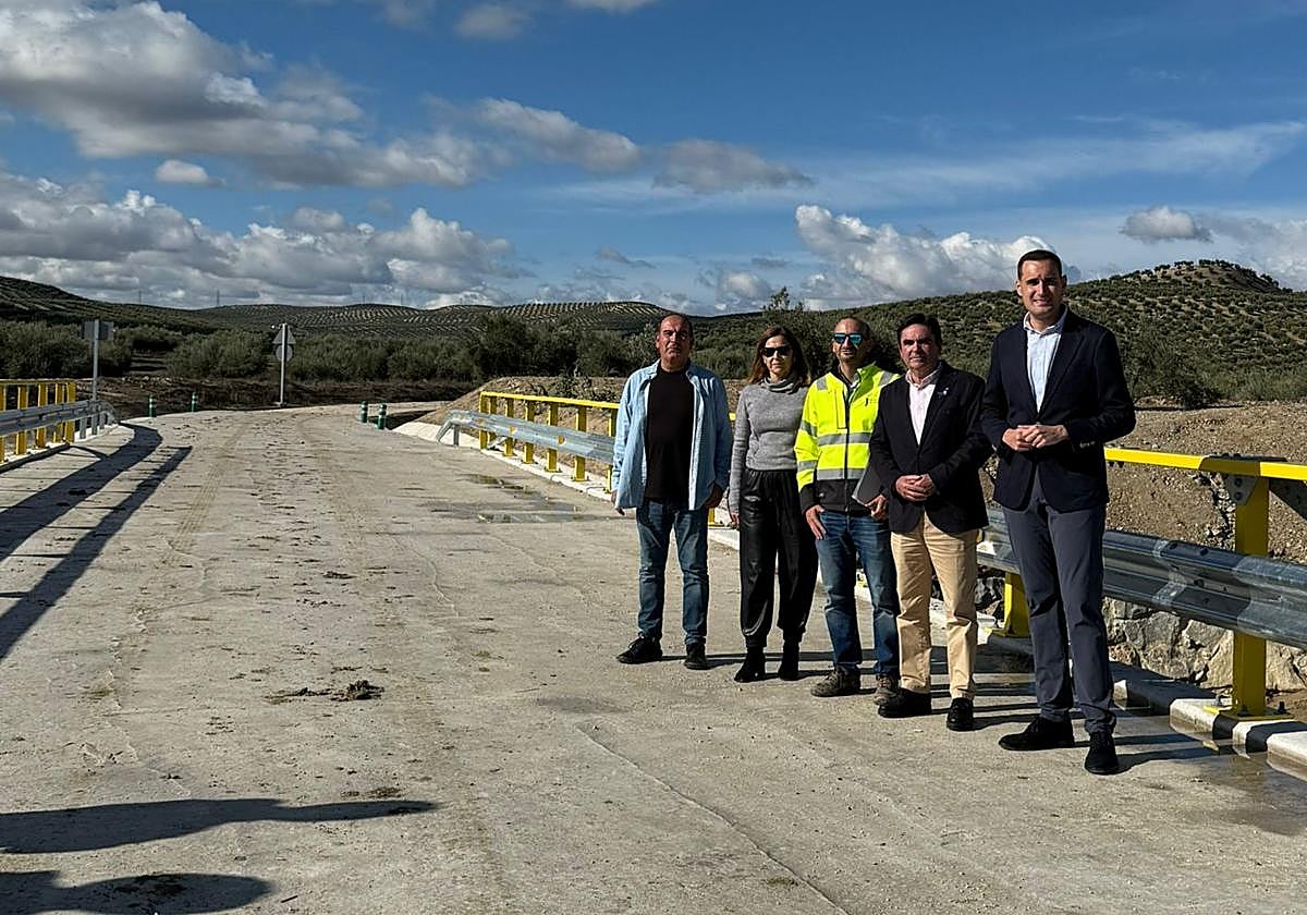 Visita de Juan Latorre y Miguel Moreno a las obras.
