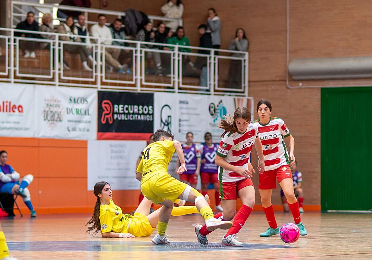 Las jugadoras del UAPO lograron un buen empate.
