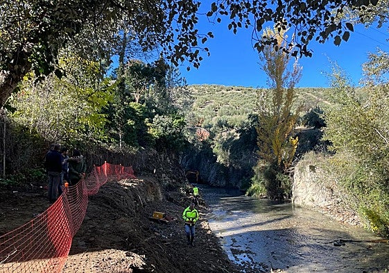 Obras en los Cañones.