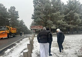 Primeras nevadas en el Puerto de la Ragua este fin de semana