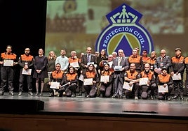 Foto de famiia del XXV aniversaro de Asvogra.