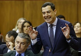 Juanma Moreno, presidente de la Junta de Andalucía.