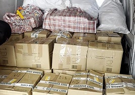 Cocaína intervenida en una reciente operación de Guardia Civil, de archivo.