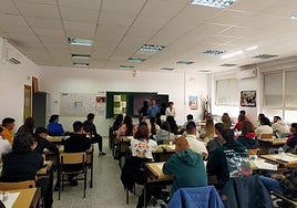 Uno de los talleres celebrados en un centro educativo.