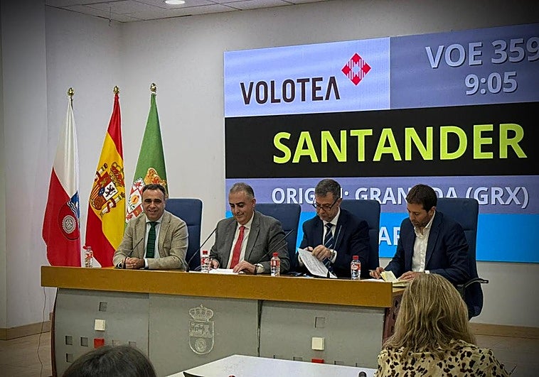 Diputación promociona Granada en Santander para lanzar el nuevo vuelo