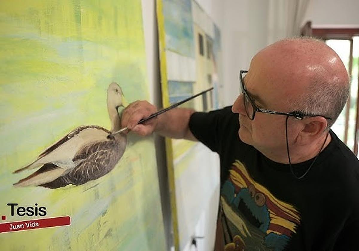 El pintor Juan Vida analiza la creatividad en el Centro Artístico