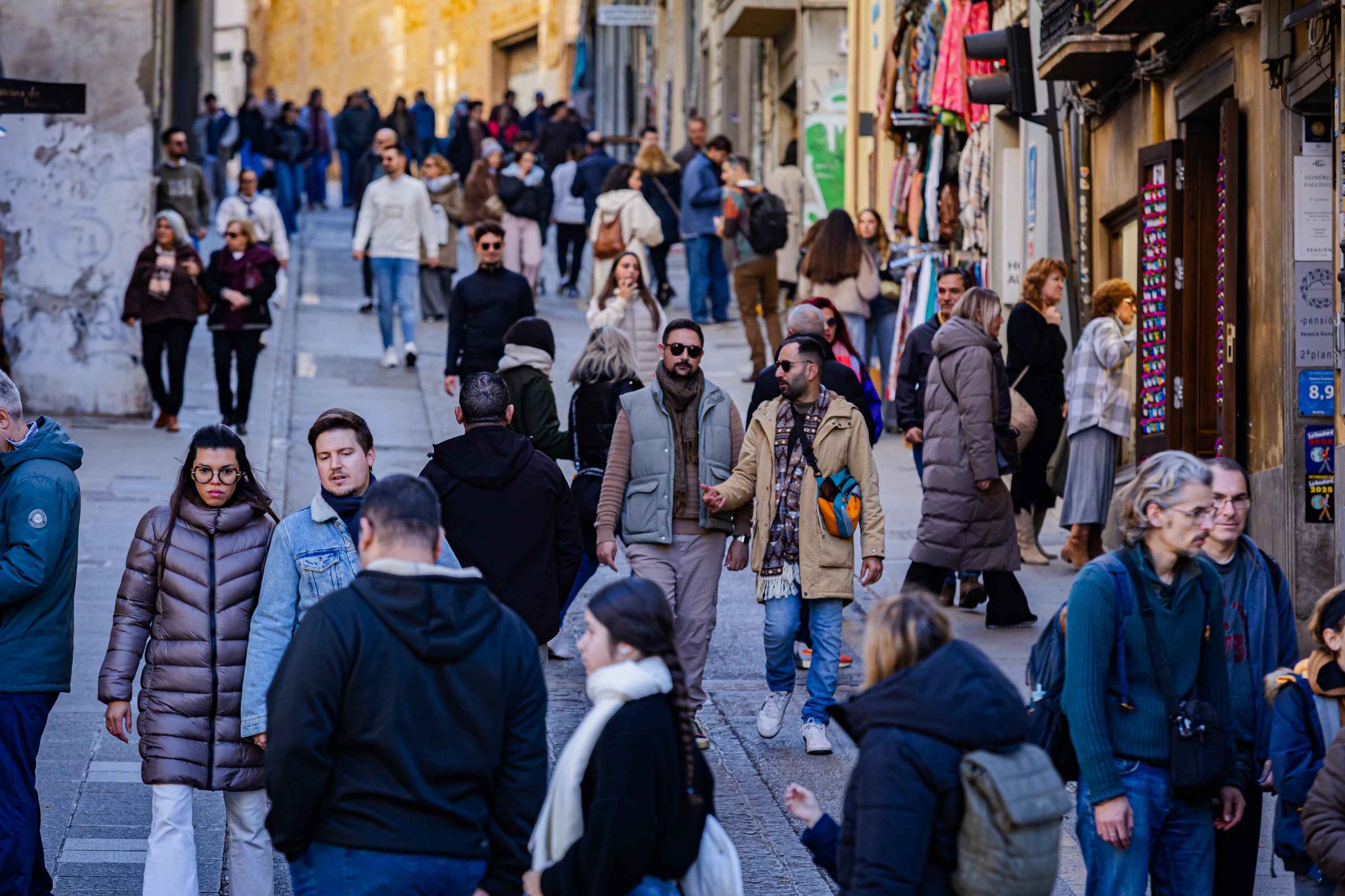 Ambientazo en las calles de Granada