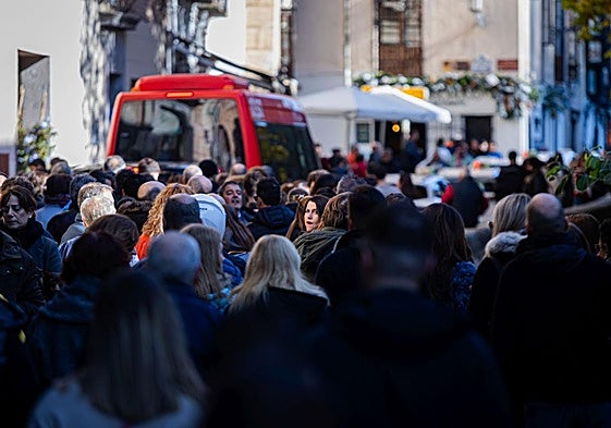 Bulla en la Carrera del Darro, este domingo a mediodía.