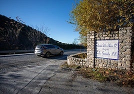 Punto de la A-4003 en el que tuvieron lugar ambos accidentes.