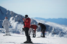 Ambiente espectacular en Sierra Nevada este puente