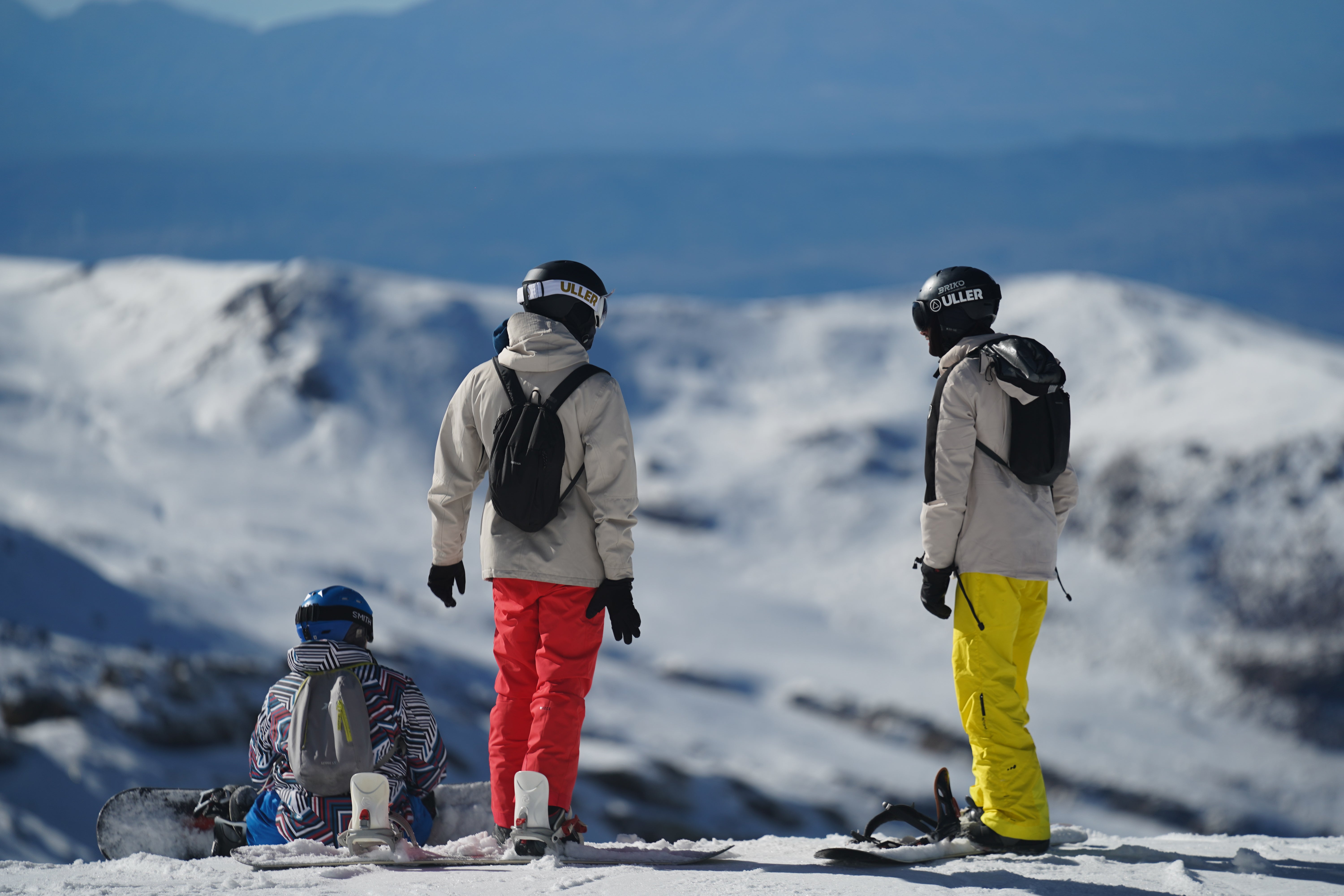 Ambiente espectacular en Sierra Nevada este puente