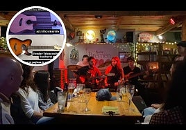 Actuación de '4Tune' en el bar Bremen la noche del robo.