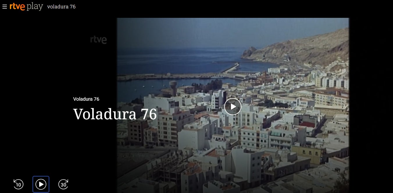 Panorámica de Almería que aparece en el documental de RTVE Play.
