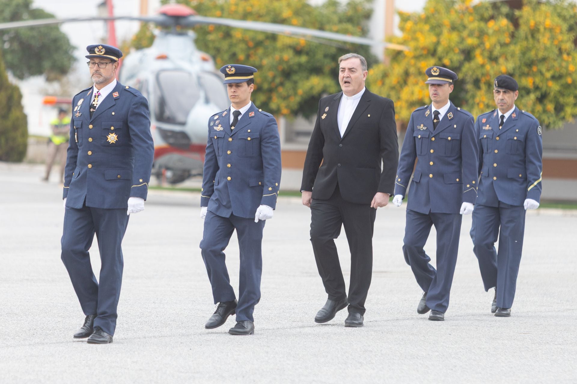 Las imágenes celebración de Nuestra Señora de Loreto, patrona de Aviación