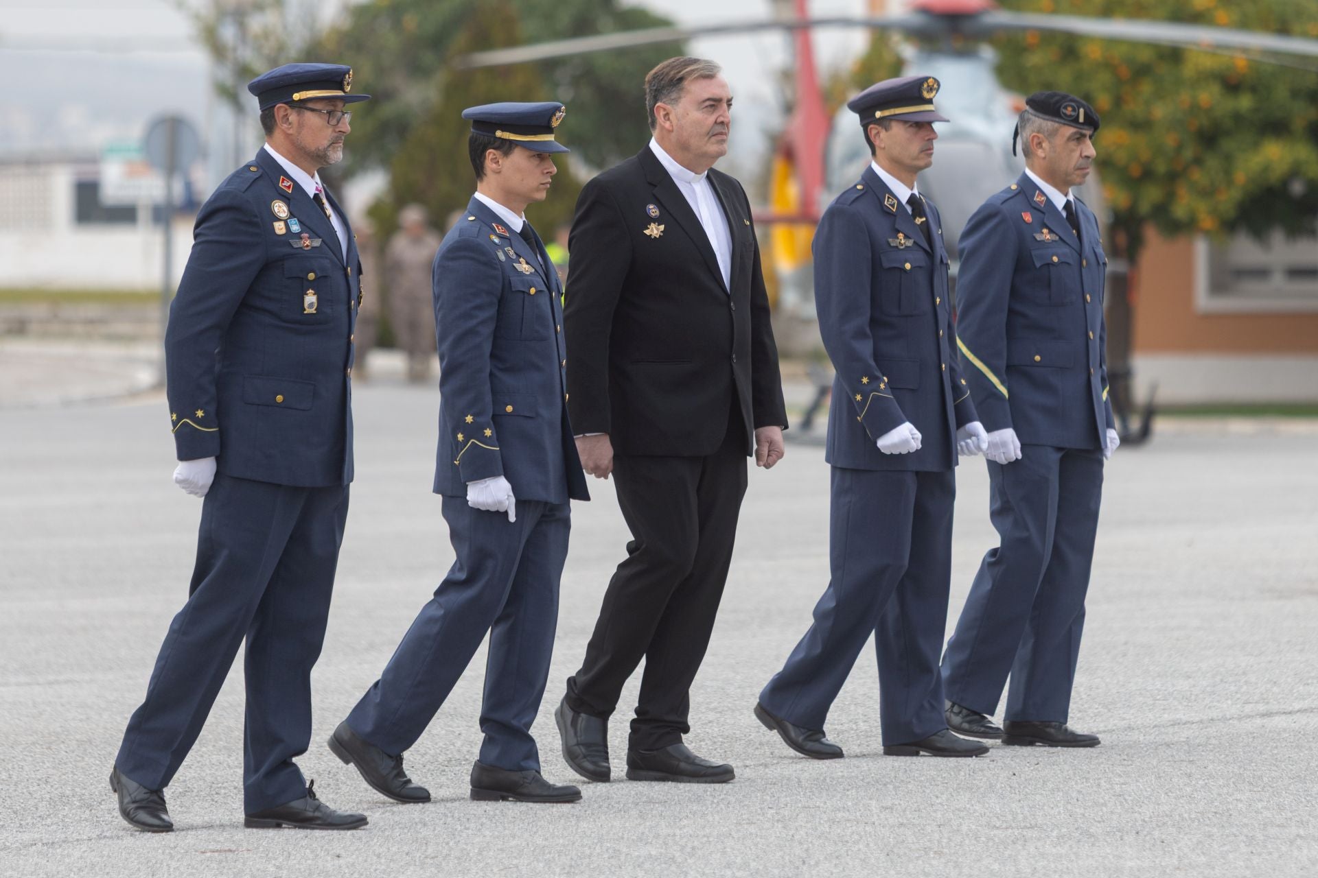 Las imágenes celebración de Nuestra Señora de Loreto, patrona de Aviación