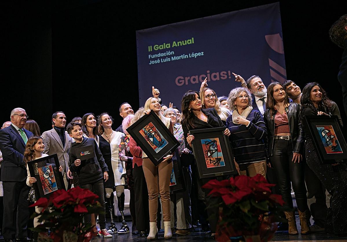 Foto de los premiados.