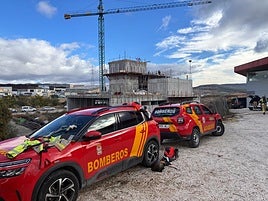 Diputación avanza en la construcción del nuevo Centro de Formación y Prácticas del Consorcio Provincial de Bomberos en Loja
