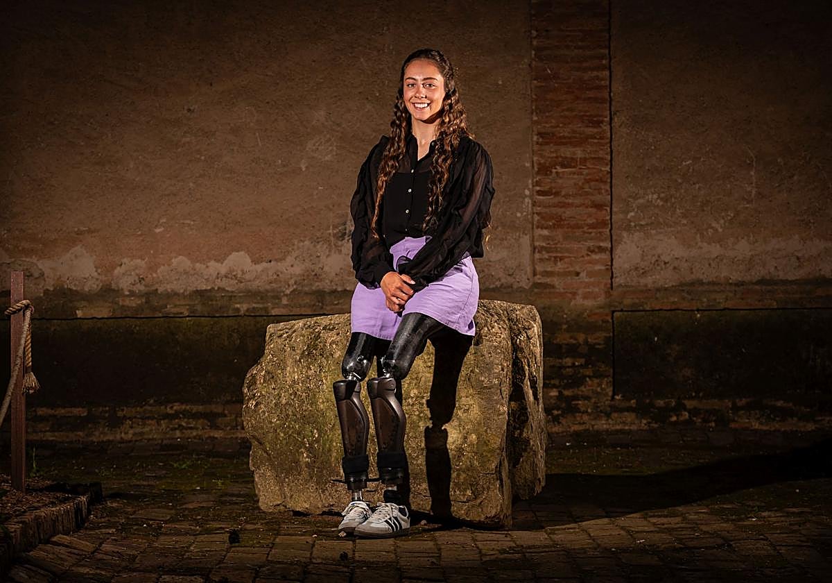 Audrey Pascual, en una entrevista con IDEAL.