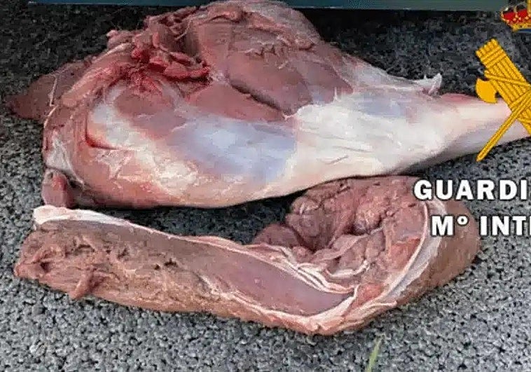 La Guardia Civil descubre un jamón y un lomo de corzo de caza furtiva en una carretera andaluza