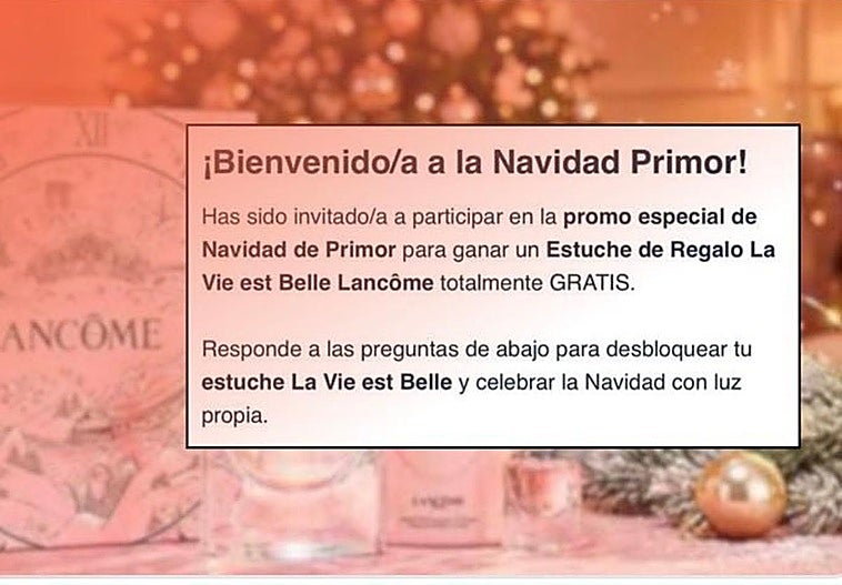 La estafa sobre Primor de la que advierten desde Granada esta Navidad
