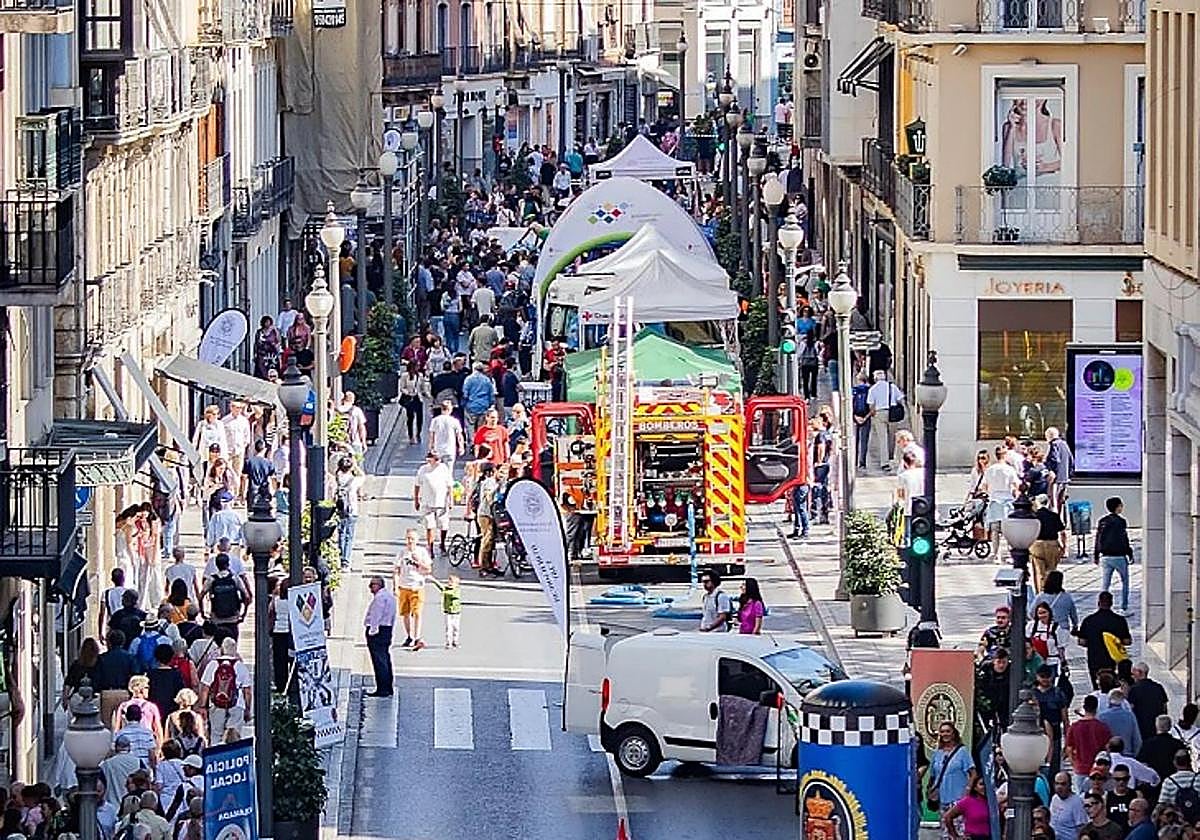 La nueva y verde Reyes Católicos que viene entre Puerta Real y Plaza Nueva