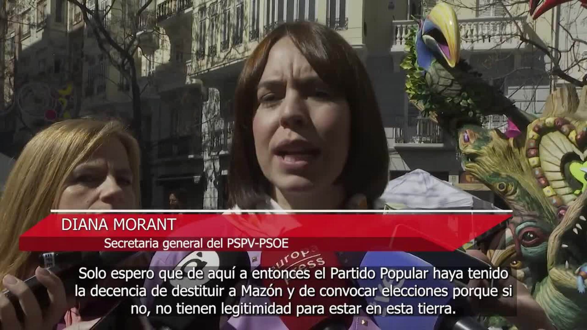 La inestabilidad política marca el comienzo de los días más señalados de las Fallas
