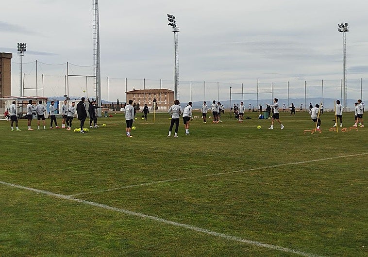 Diallo falta en la última sesión antes del derbi en Almería