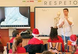 ¡Qué viene un fisio a nuestro cole!