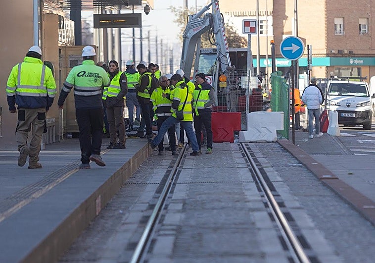 Comienza el corte del metro en dos paradas de Armilla