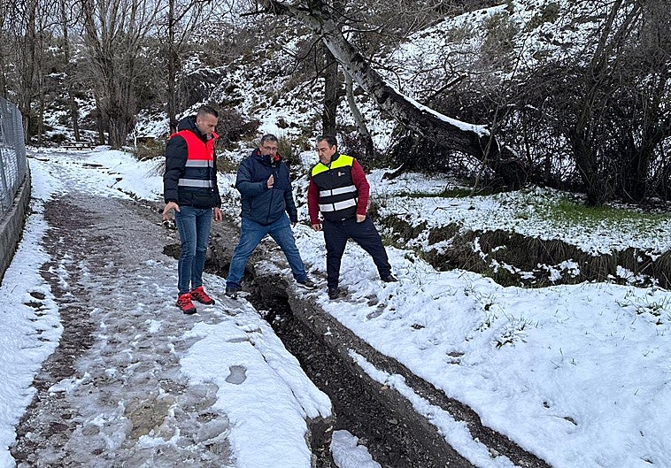 Preocupa el abastecimiento de agua en Beas de Granada tras recuperar sus comunicaciones