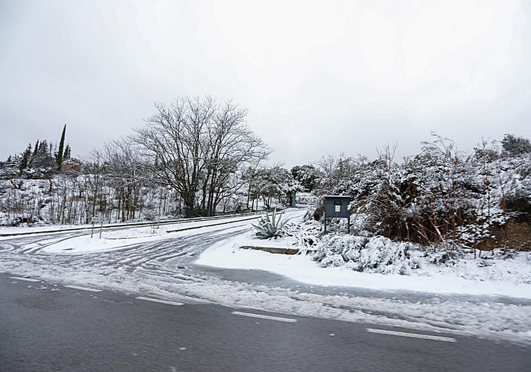 El temporal de nieve en Granada que nadie vio venir