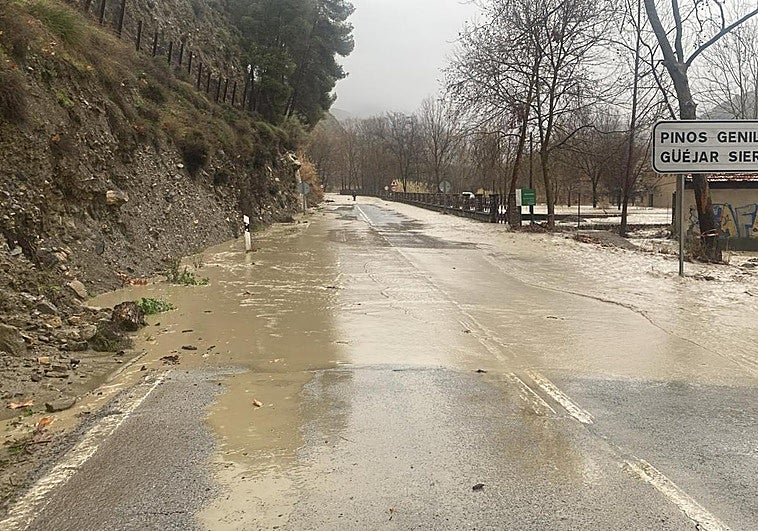 Consulta el estado de las carreteras de Granada afectadas por la borrasca Leonardo