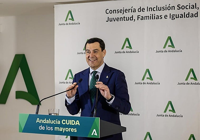 Juanma Moreno: «Muy contento por Granada, una tierra que se lo merece todo. Toca seguir apretando hasta el final»