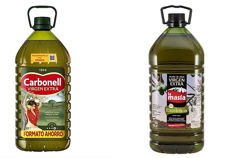Alcampo y El Corte Inglés batallan en marzo con dos grandes ofertas en aceite de oliva virgen extra
