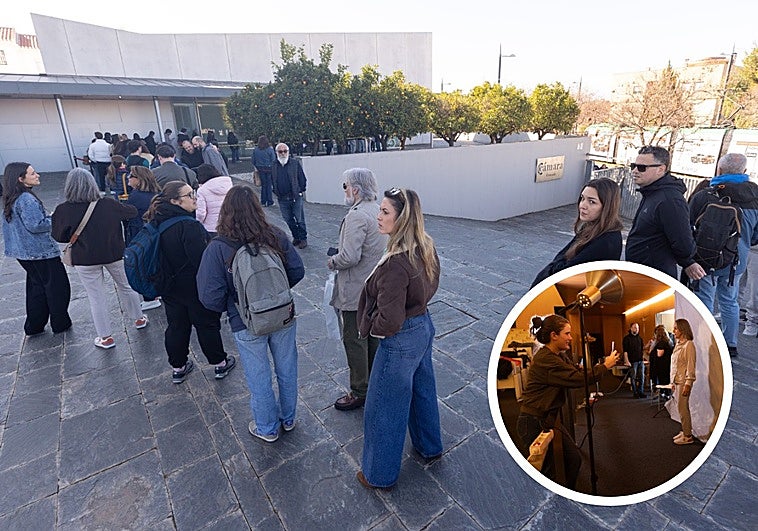 Granada se vuelca con el casting para una serie de época: «Soy cajero, pero dentro de mí hay un pequeño actor»