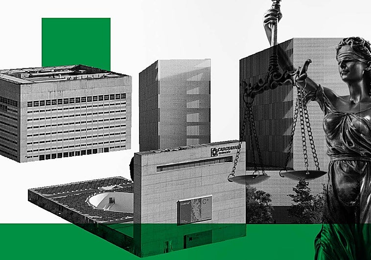 Dos edificios, el Cubo y Nexus: un vistazo a la nueva Ciudad de la Justicia de Granada