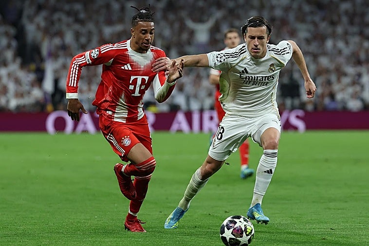 La compleja noche del ex del Granada Álvaro Carreras en el Real Madrid - Bayern de Múnich