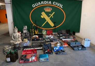 Detenido por varios robos con fuerza y cultivo de cannabis en Alhendín
