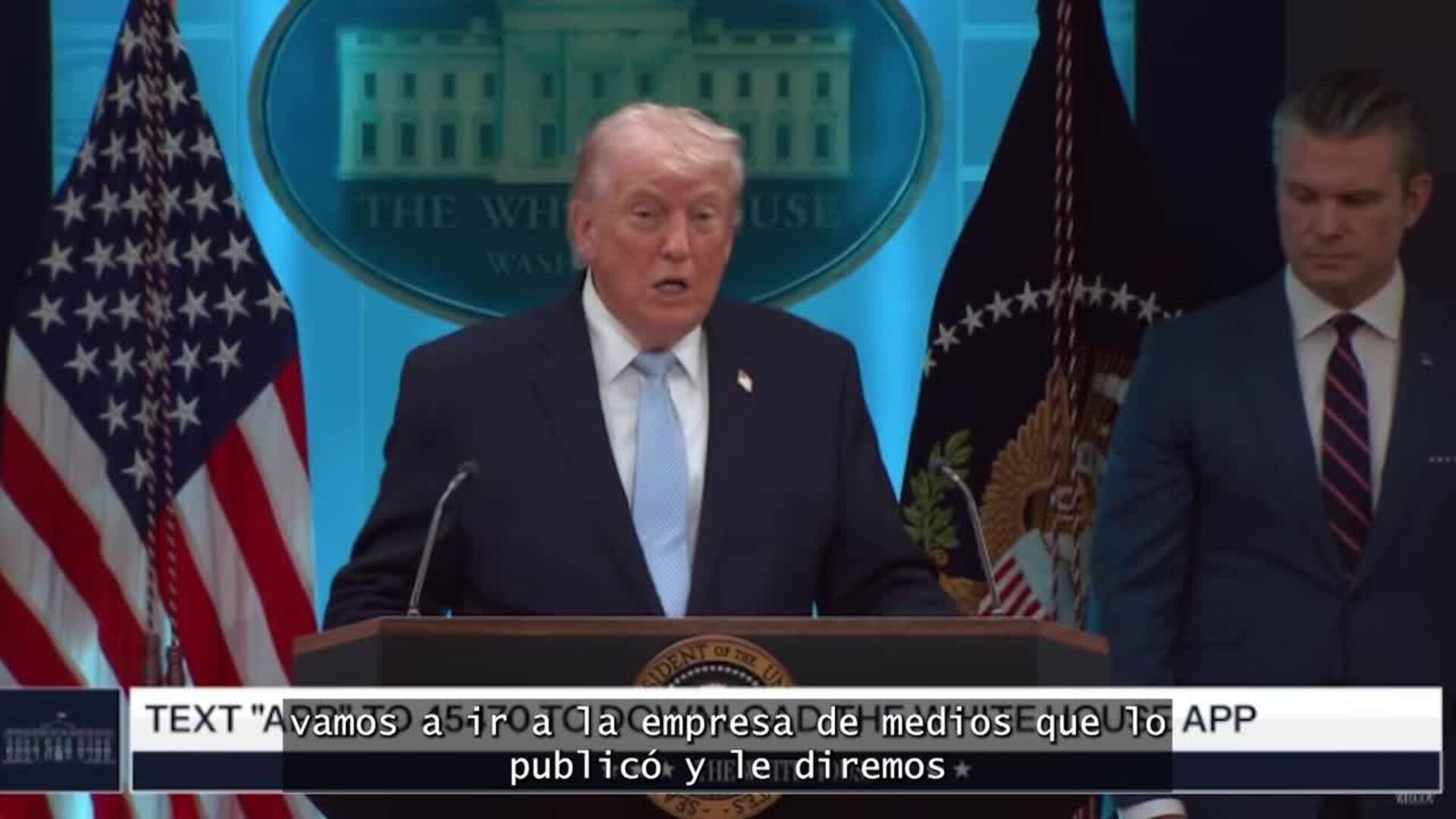 Trump amenaza con encarcelar al periodista que publicó que había un militar desaparecido