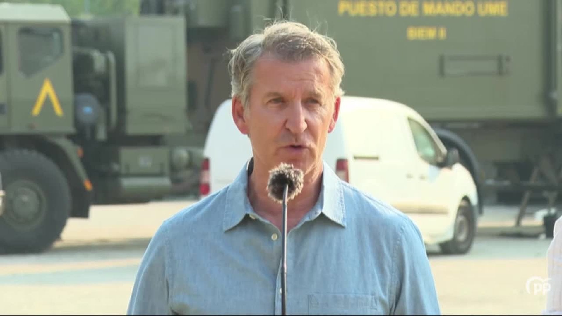 Feijóo destaca coordinación y compromiso de los operativos en incendios y pide no "tensionar"