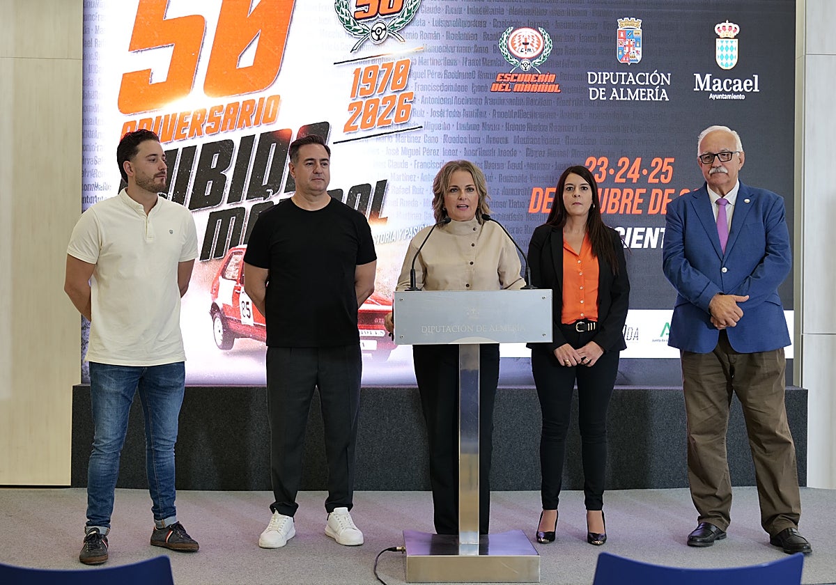 Presentación de la mítica Subida del Mármol, en la mítica carreetera de las canteras.