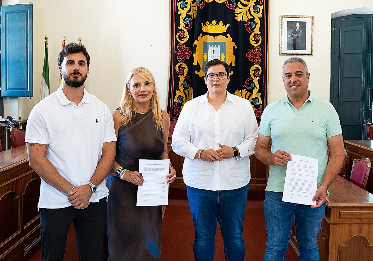 Firma del convenio.
